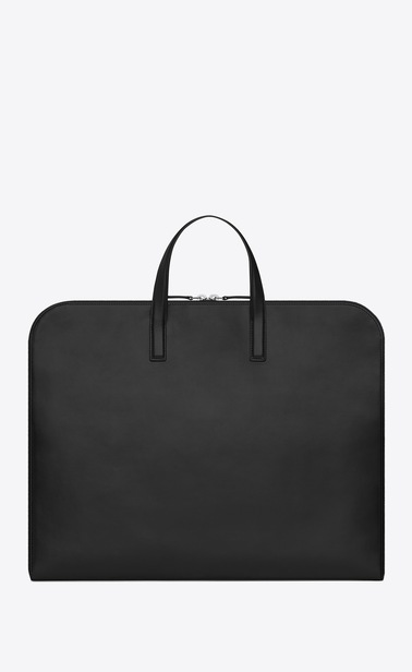 SAINT LAURENT Business Man ID document holder in black leather b_V4